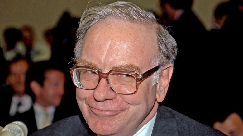 Warren Buffett smiling