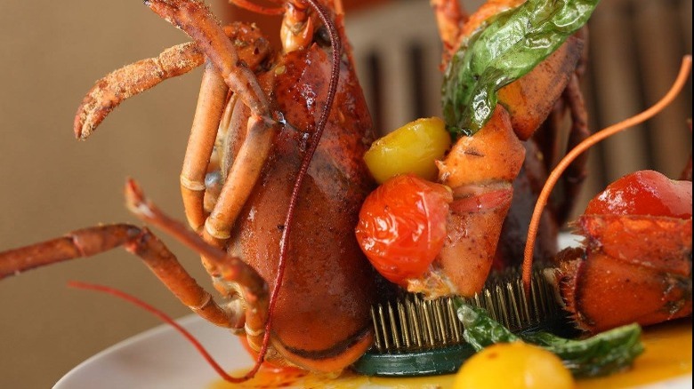 David Burke's angry lobster