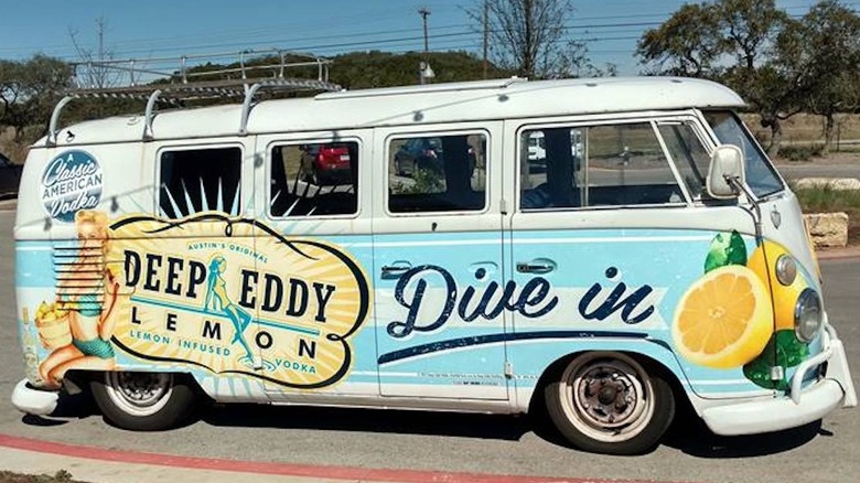 Deep Eddy Van with logo on side