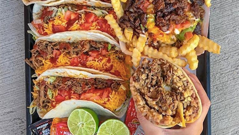 Del Taco food from secret menu