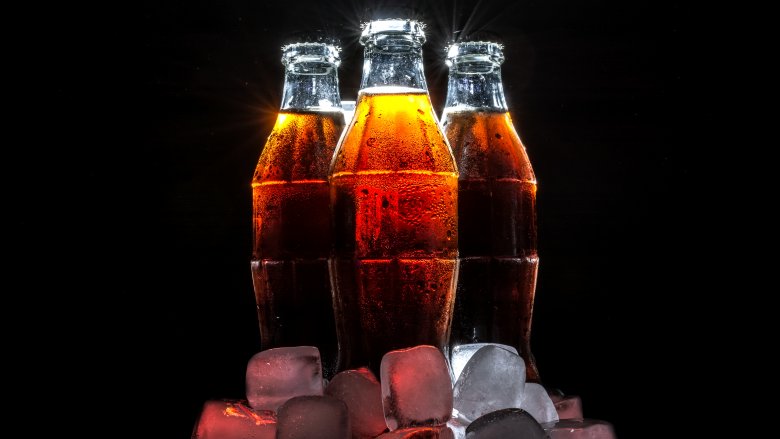 soda bottles