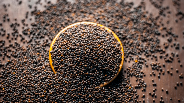 brown mustard seeds