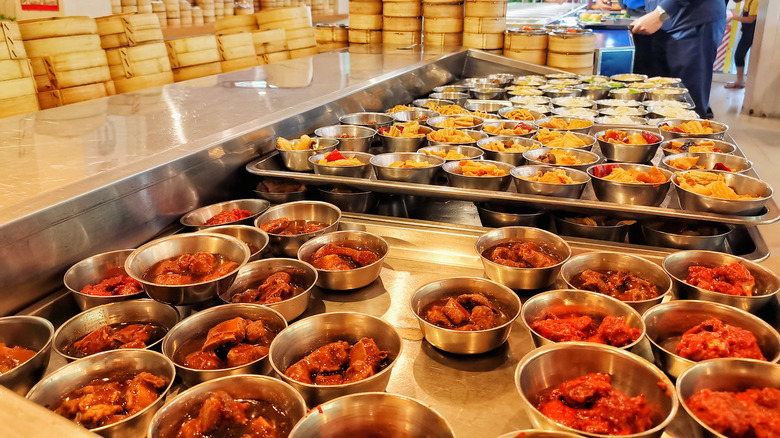 Many portions of dim sum