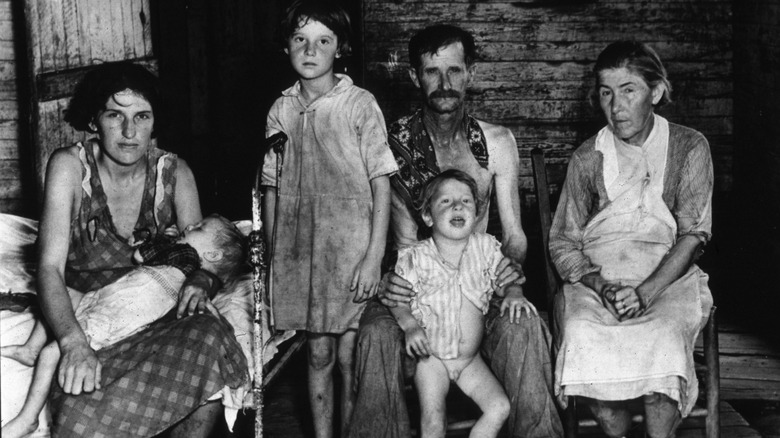 Family during the Great Depression.