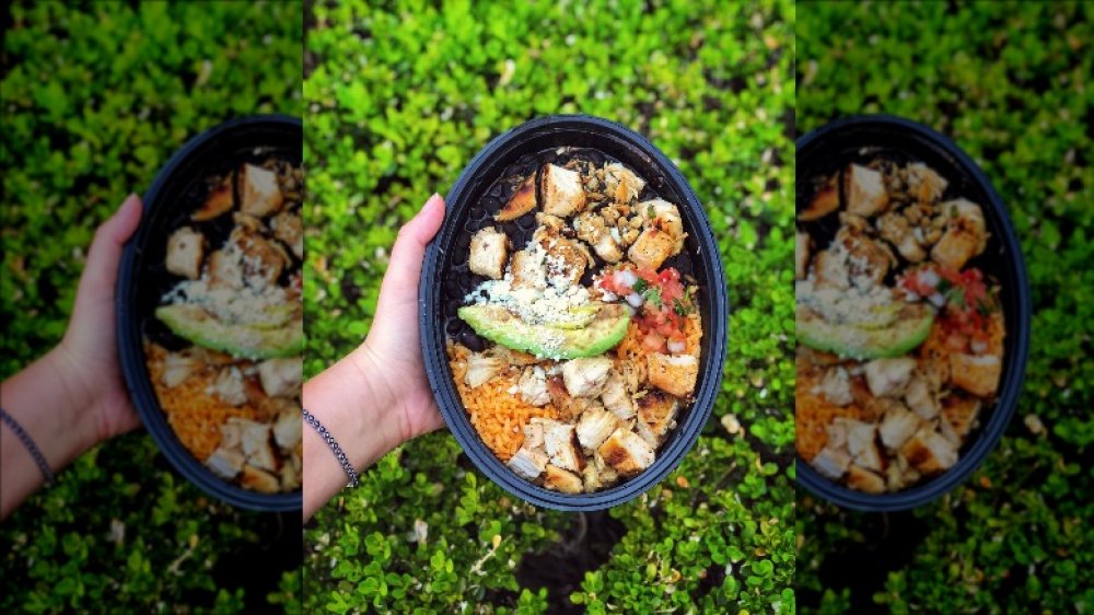 El Pollo Loco bowl under 500 calories