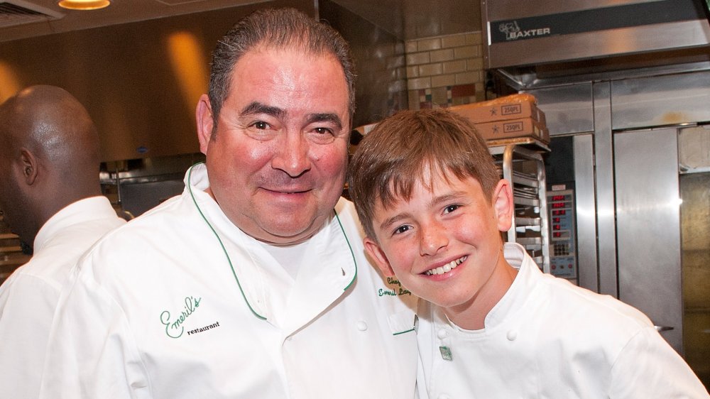 Emeril Lagasse and son