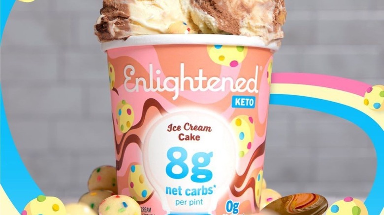 Enlightened keto ice cream