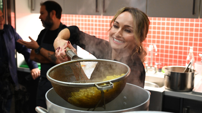 Giada De Laurentiis cooking