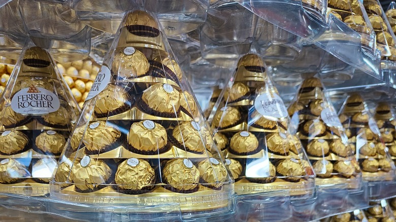 Holiday packages of Ferrero-Rocher