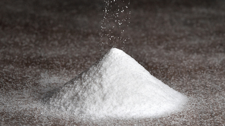 Small pile of salt