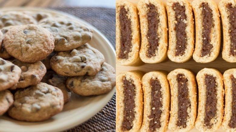 Tollhouse cookies and Fig Newtons