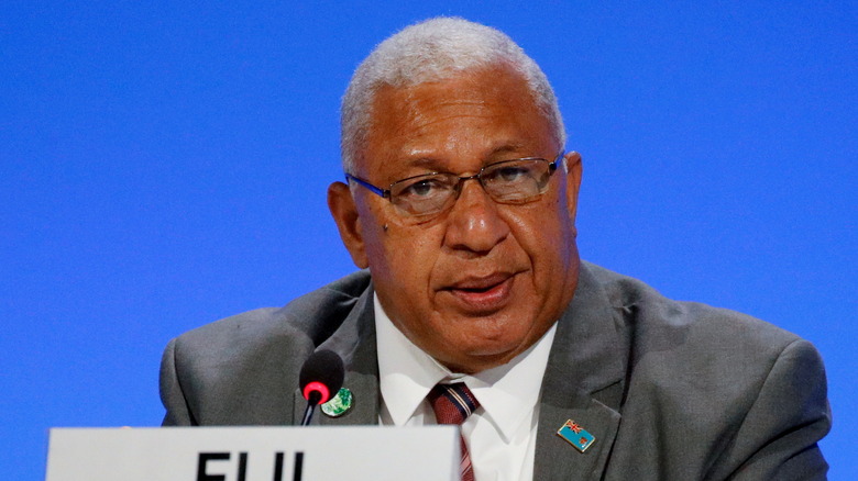 fiji president commodore frank bainimarama 