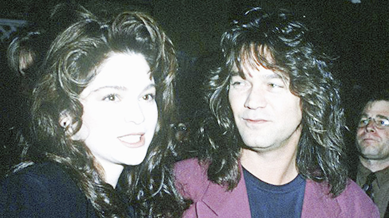 Young Valerie Bertinelli and Eddie Van Halen