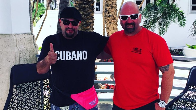 carl ruiz wearing cubano shirt