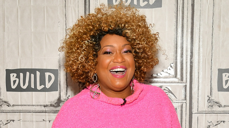 Sunny Anderson in pink