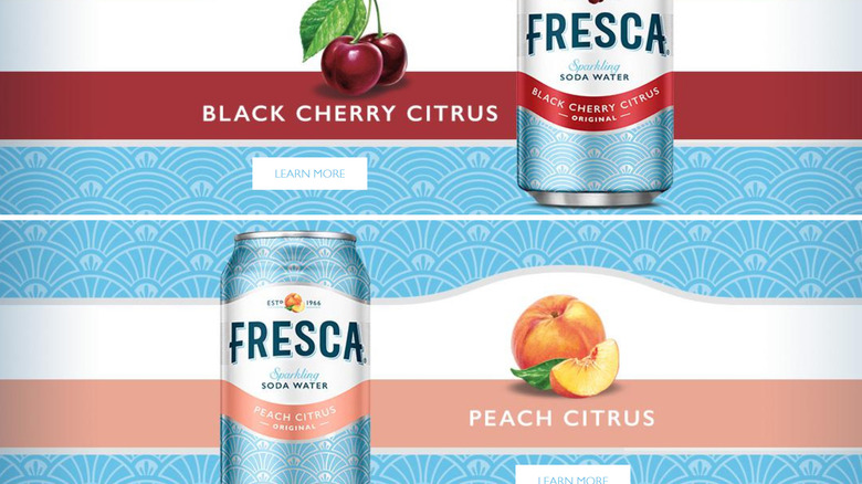 Black Cherry Citrus and Peach Citrus flavored Fresca