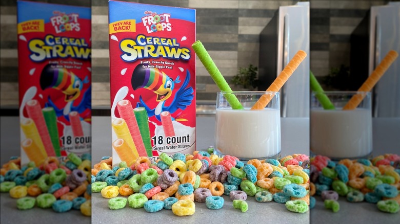 froot loops cereal straws