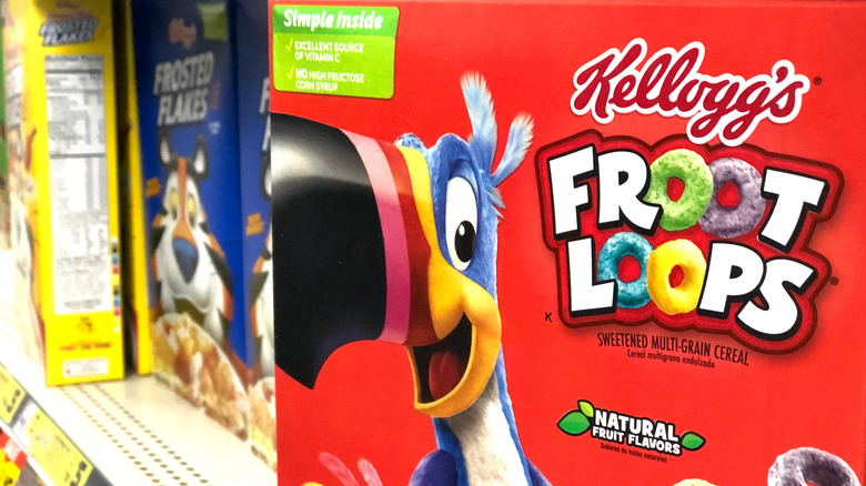 A box of Froot Loops