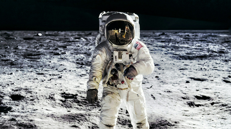 astronaut on the moon 