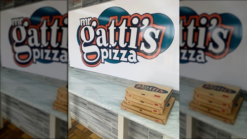 Mr. Gatti's Pizza sign