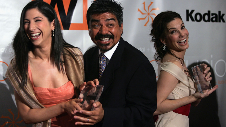 Gesine Bullock-Prado, George Lopez, Sandra Bullock