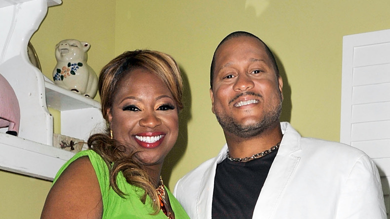 Gina Neely in green dress and Pat Neely