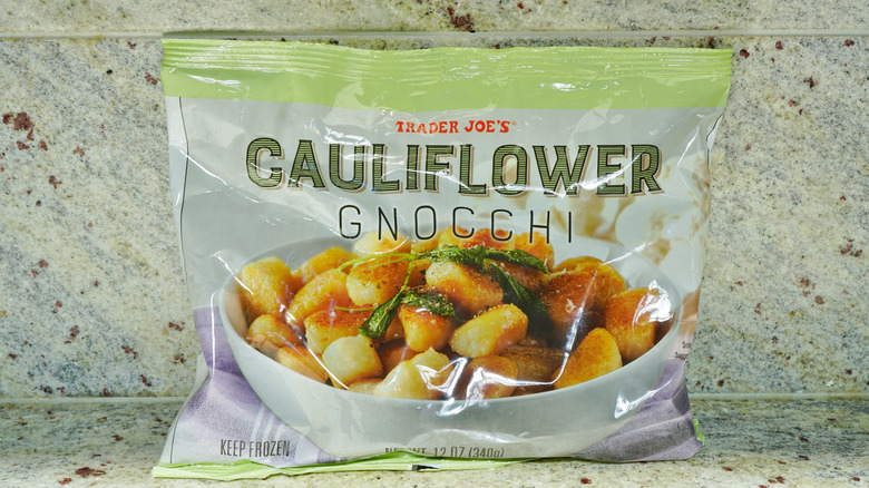cauliflower gnocchi in a bag