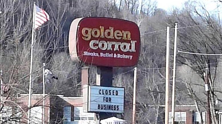 Closed Golden Corral