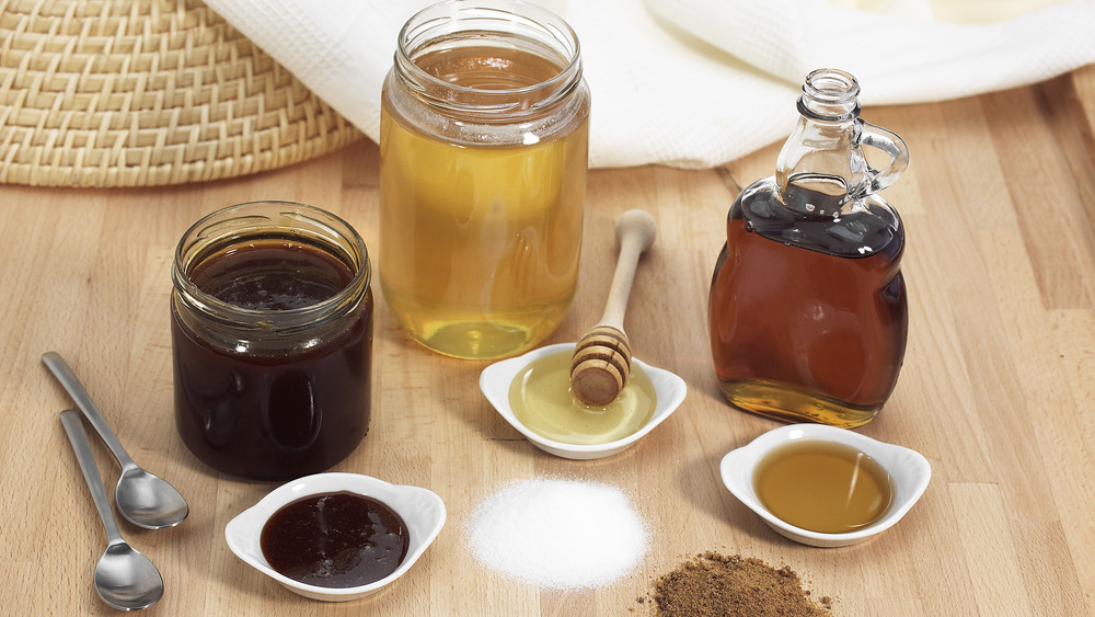 Golden syrup, molasses, honey and other sweetners