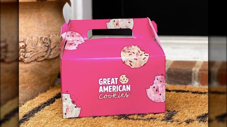 Great American Cookies delivery box