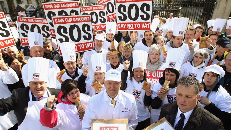 Anti-pasty tax demonstration 