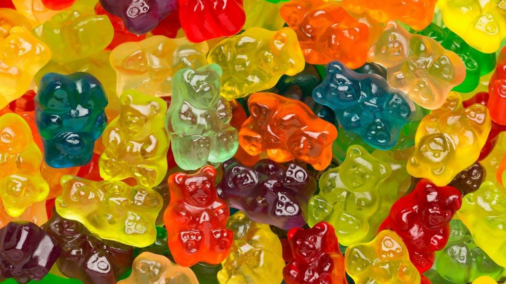 Colorful gummy bears