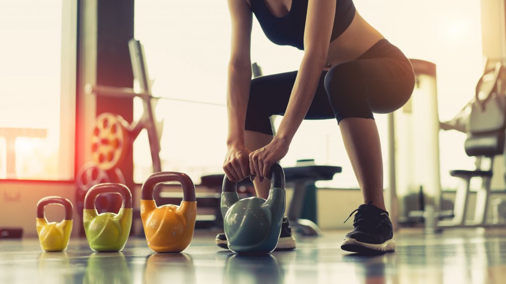 Girl in gym