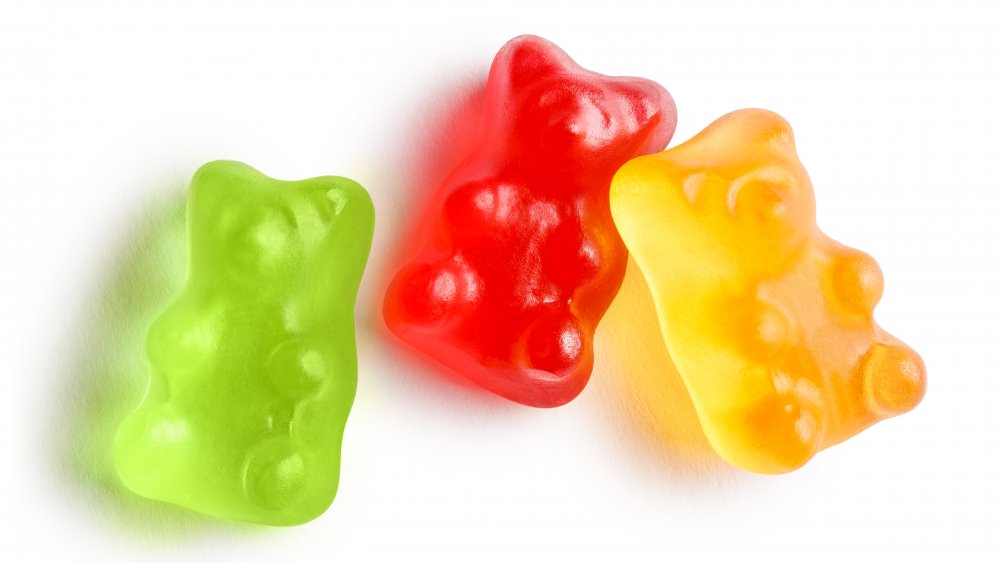 three gummy bears