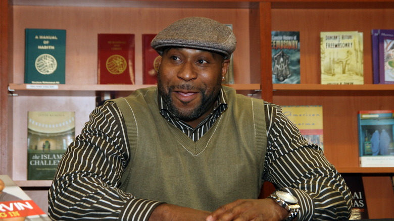 G. Garvin wears a cap