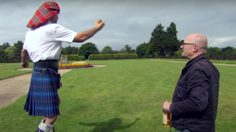 Haggis hurling