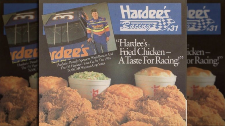 hardee's chicken advert