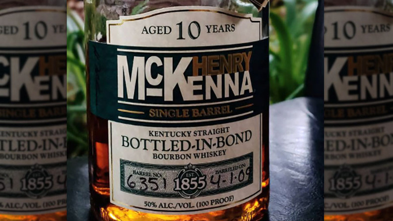 Bottled in Bond label 