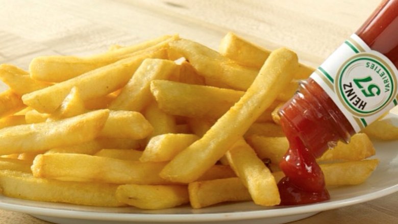 heinz ketchup on fries