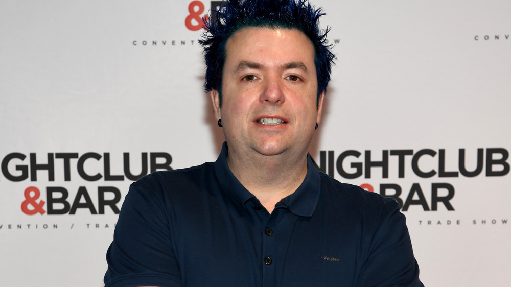 Blue-haired chef Jason Santos