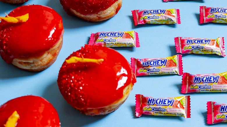 Hi Chew Strawberry Lemonade Donut Doughnut Project