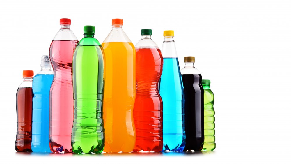 carbonated beverages, soda