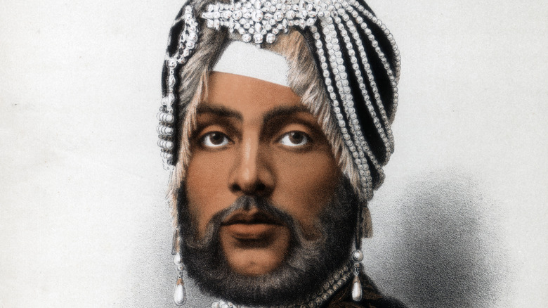 Lithograpg of Duleep Singh