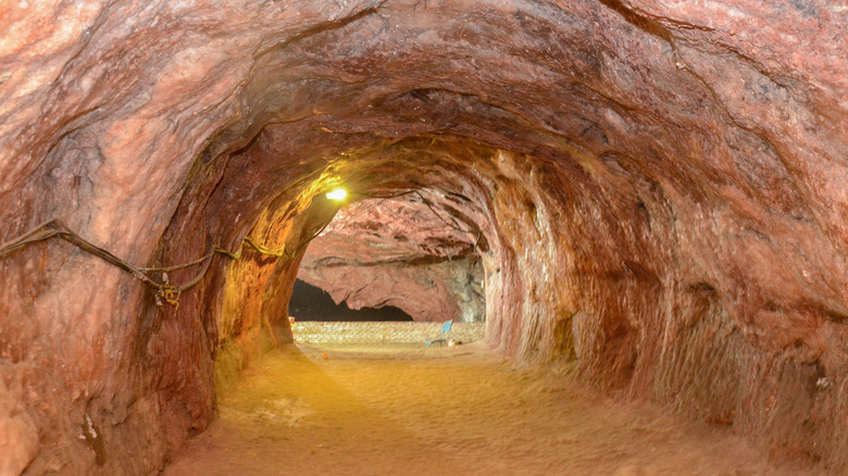 Khewra salt mine tunnel