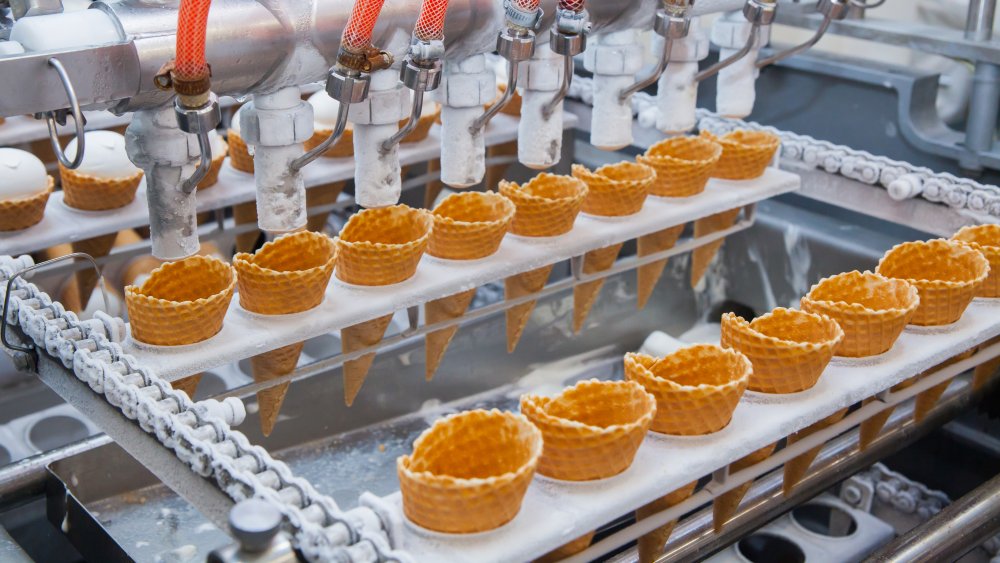 ice cream cones, manufacture