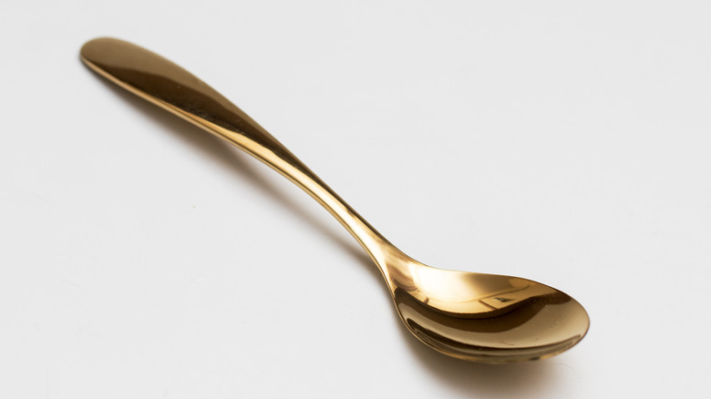 Gold spoon