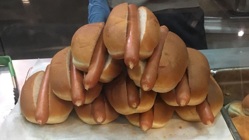 IKEA hot dogs in buns