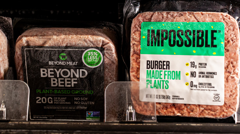 Impossible Foods and Beyond Meat products