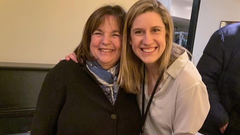 Lidey Heuck with her arm around Ina Garten