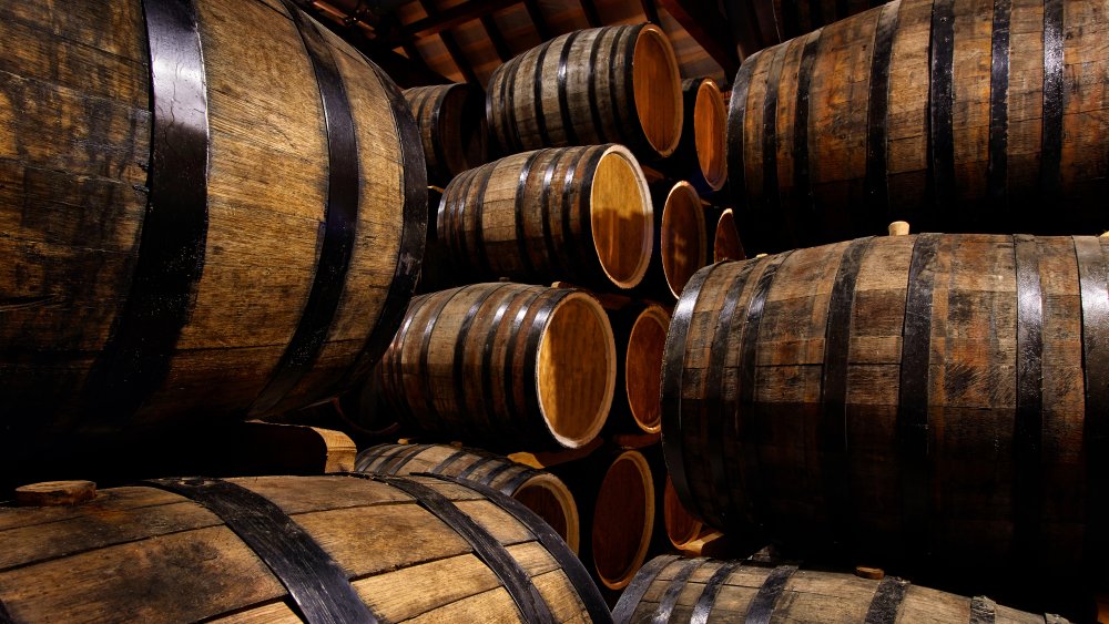 whiskey barrels